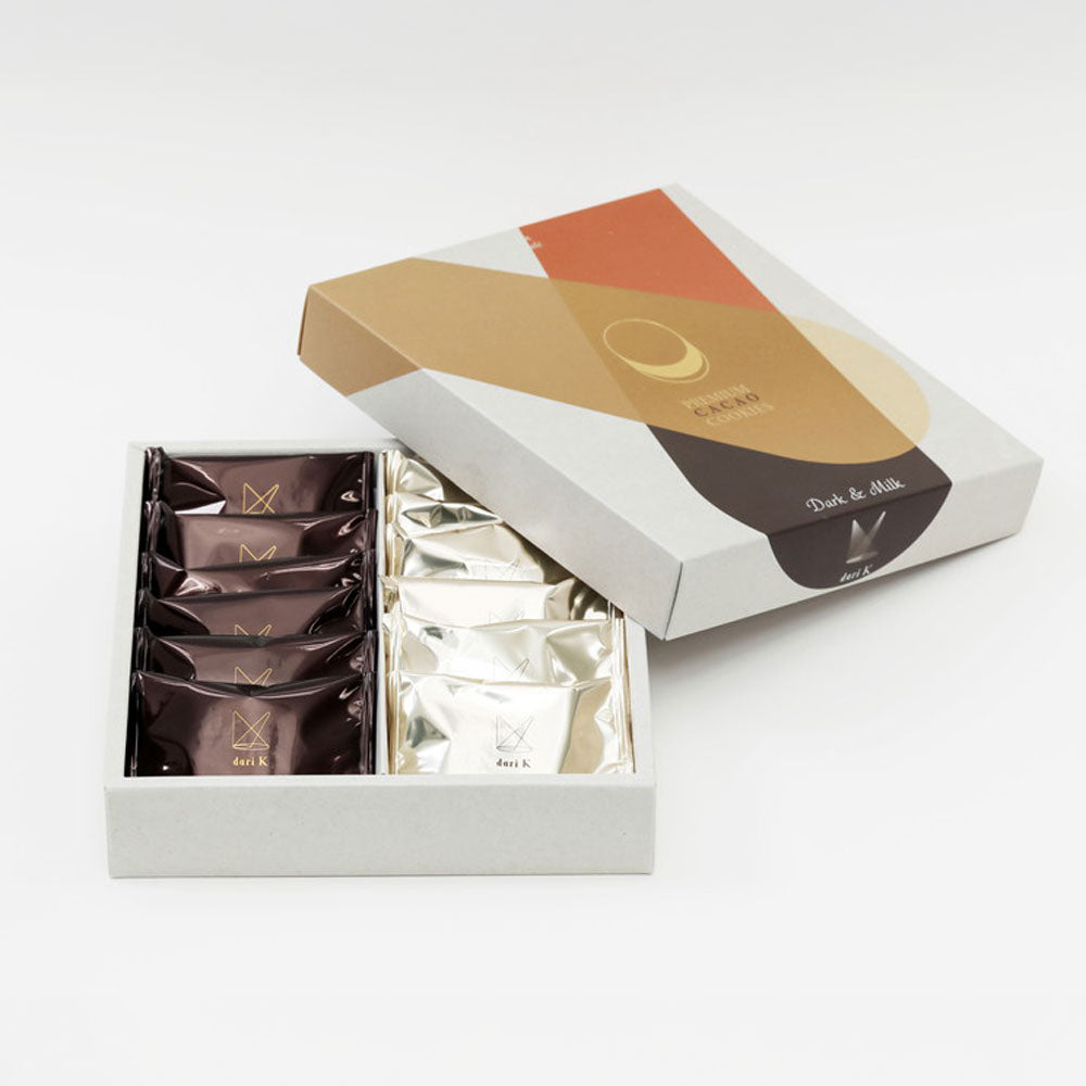 カカオカ様 ギフトカード】京都 「dari K」 カカオサンドクッキー12枚（ダーク