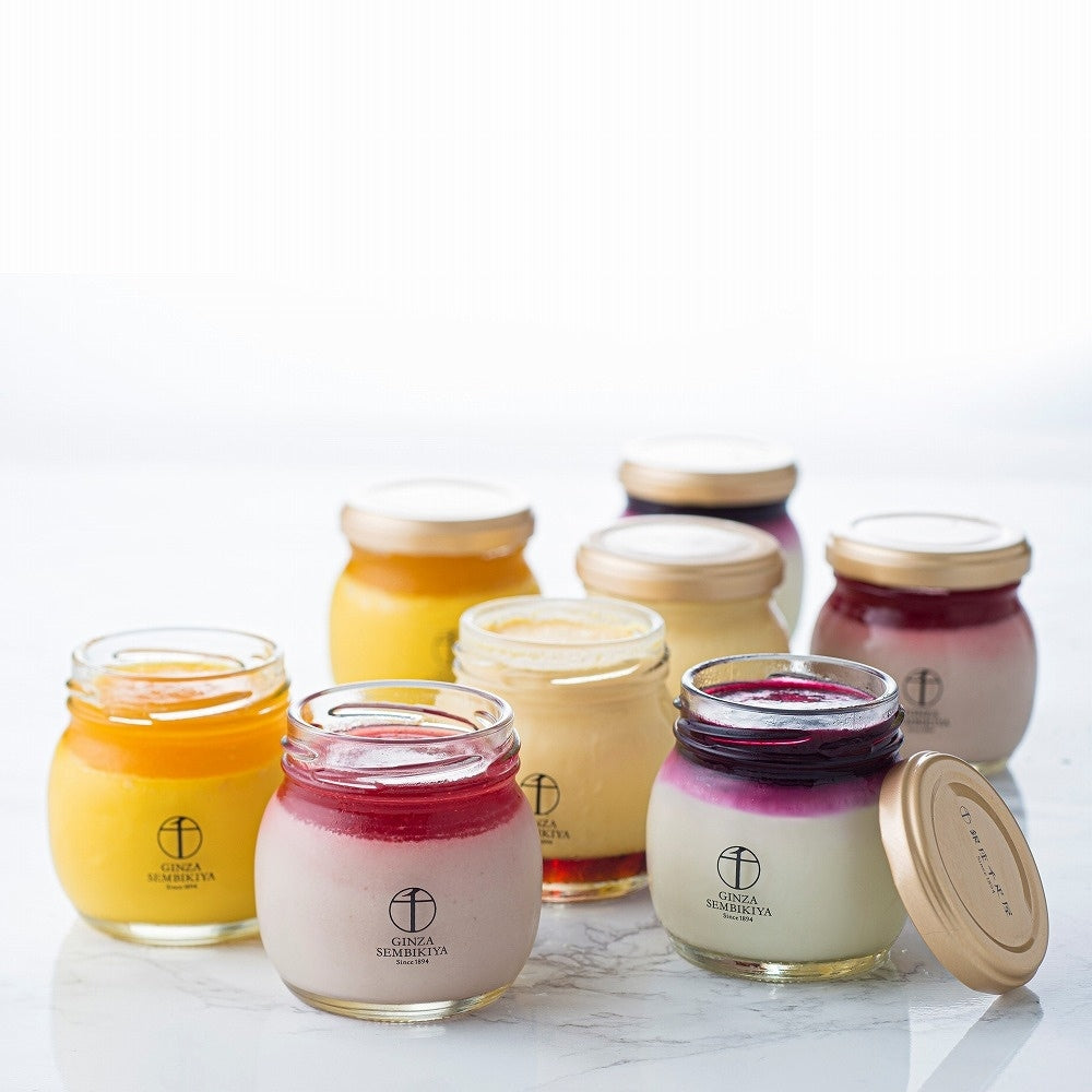 「銀座千疋屋」 銀座プリン詰合せ　ギフトカード