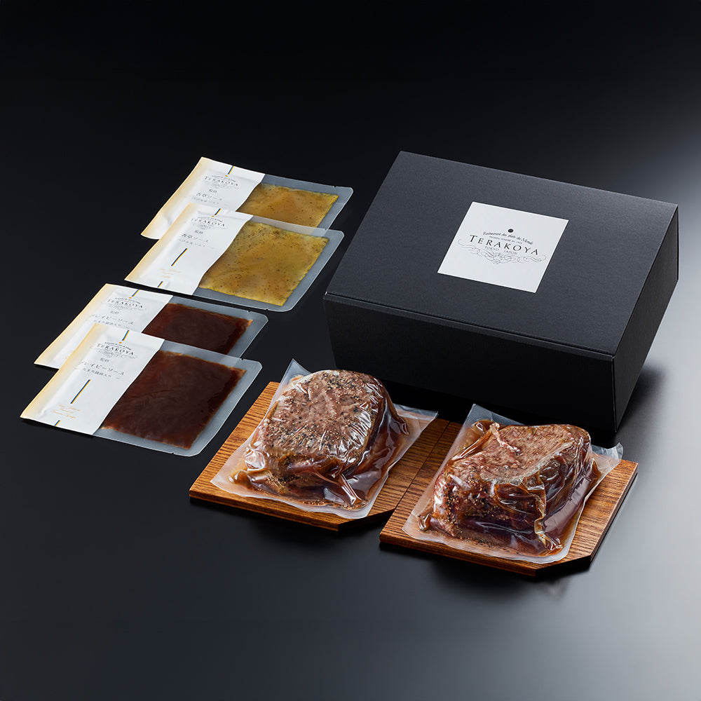 東京小金井「TERAKOYA」監修 2種のソースで味わうローストビーフ300g(2セット) ギフトカード