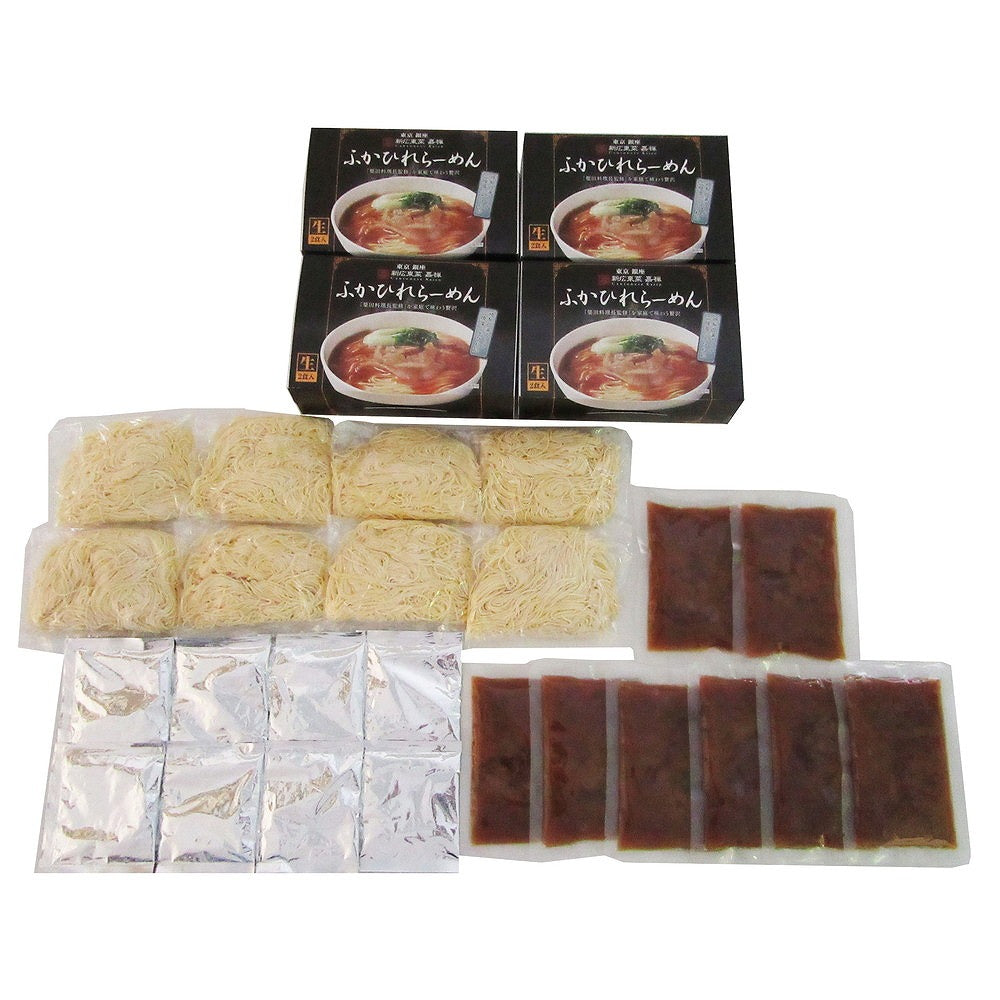 東京 銀座 「嘉禅」ふかひれらーめん 8食　eギフト