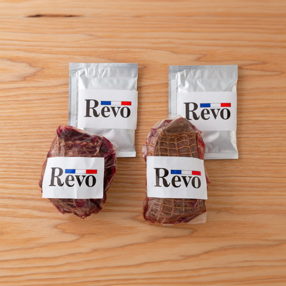 大阪「洋食Ｒevo」黒毛和牛Ａ4ランク以上ローストビーフ(2セット)　eギフト
