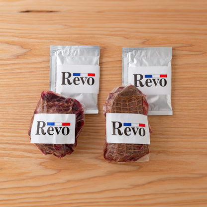 大阪「洋食Ｒevo」黒毛和牛Ａ4ランク以上ローストビーフ(2セット)　eギフト