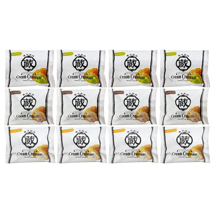岡山 「蔵家」 クリームクロワッサン3種セット（12個）　eギフト