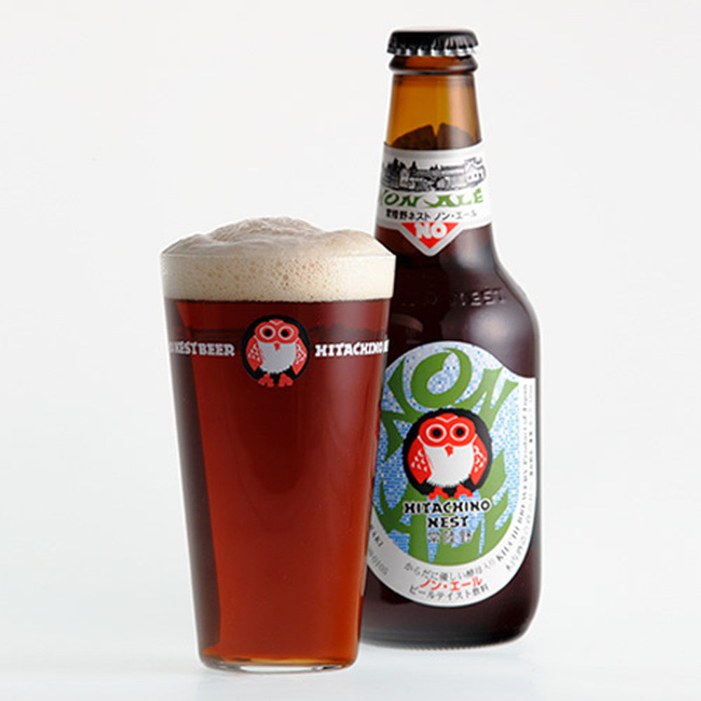 茨城クラフトビール 常陸野ネストビール ノン・エール(ノンアルコール0.3%)瓶330ml(24本)　eギフト