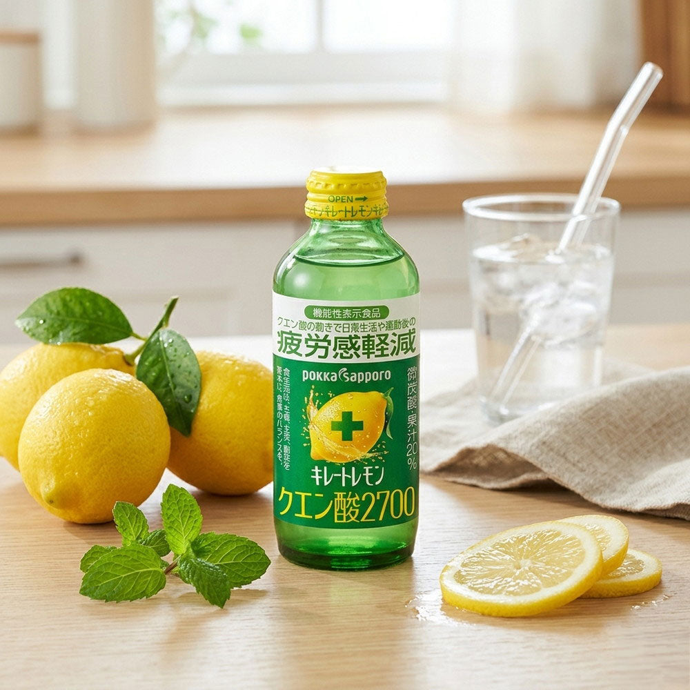 ポッカサッポロ キレートレモン クエン酸2700 瓶  155ml 24本　eギフト