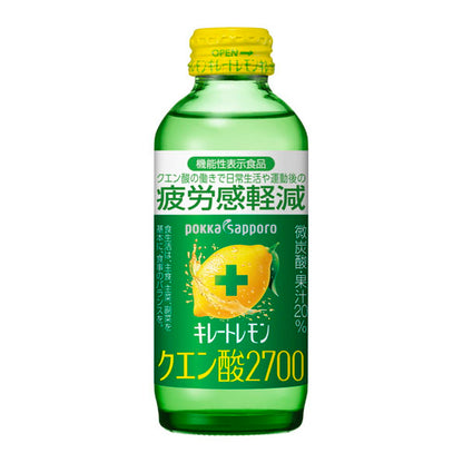 ポッカサッポロ キレートレモン クエン酸2700 瓶  155ml 24本　eギフト