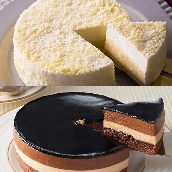 ホテルオークラ２種食べ比べセット(キャラメルダブルナッツショコラ・ドゥーブルフロマージュ)　ギフトカード