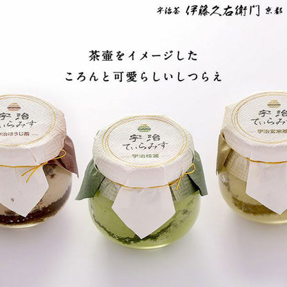 宇治てぃらみす（抹茶・ほうじ茶・玄米茶）6個セット ギフトカード