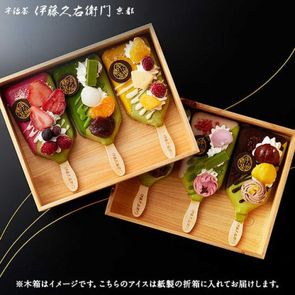 抹茶パフェアイスバー5種 5本セット ギフトカード
