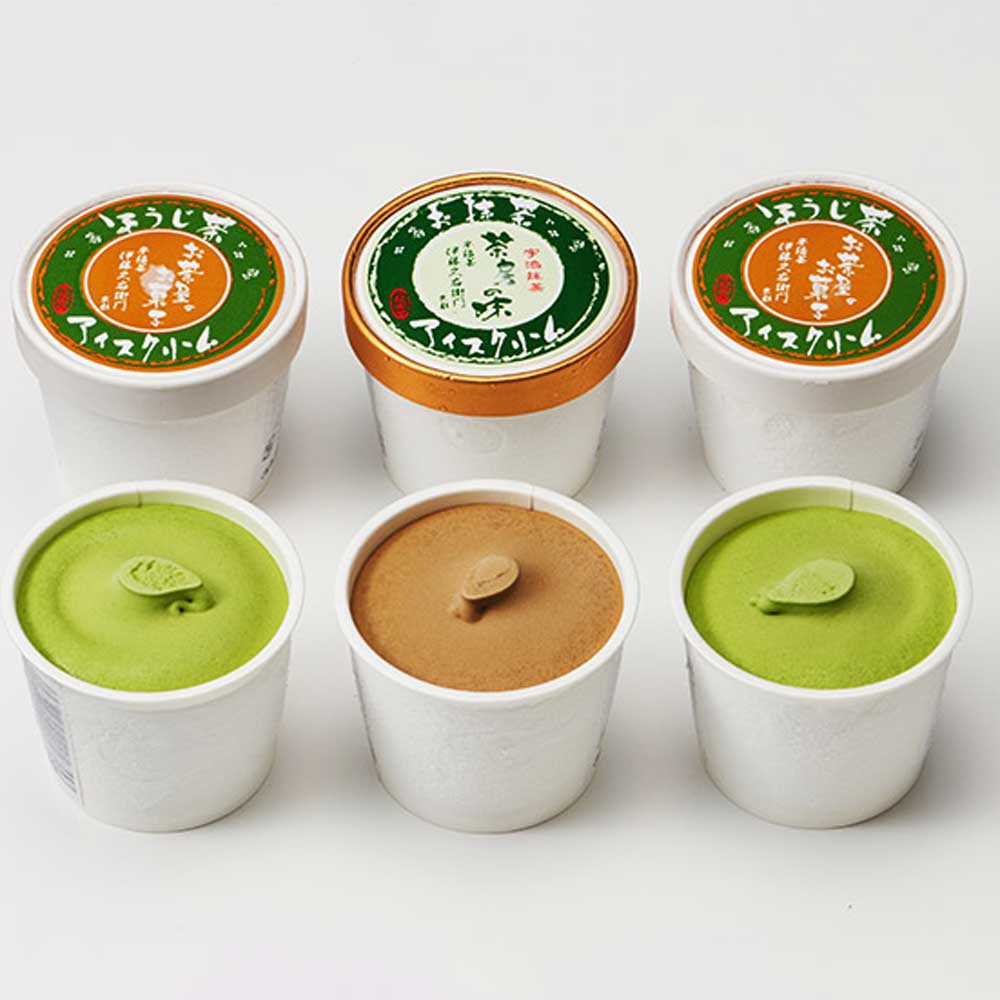 愛国製茶　宇治抹茶　11個セット 抹茶・ほうじ茶あいすクリームセット 12個入り（宇治園） | Cake.jp