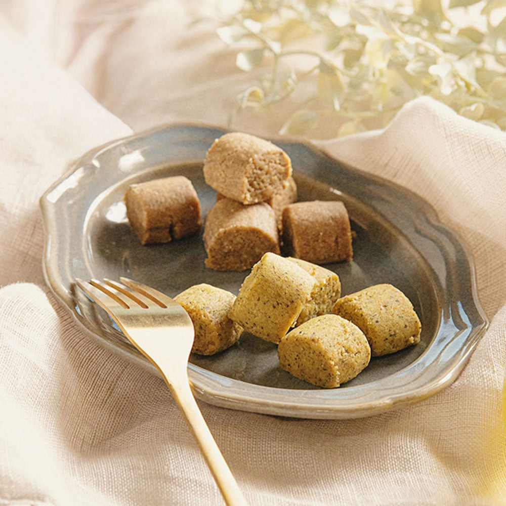お茶と、暮らしと クッキー 2種食べ比べ(お茶っぱ・ほうじ茶)8袋　eギフト