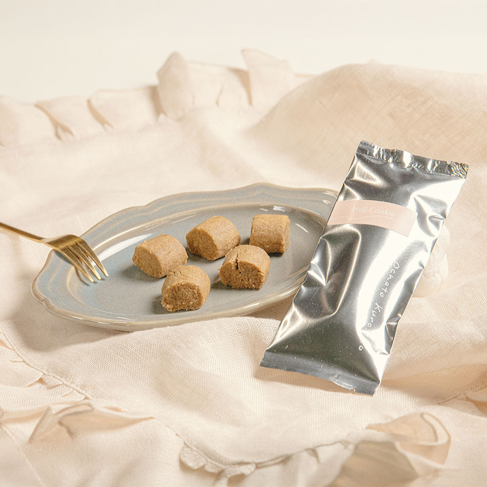 お茶と、暮らしと クッキー 2種食べ比べ(お茶っぱ・ほうじ茶)8袋　eギフト