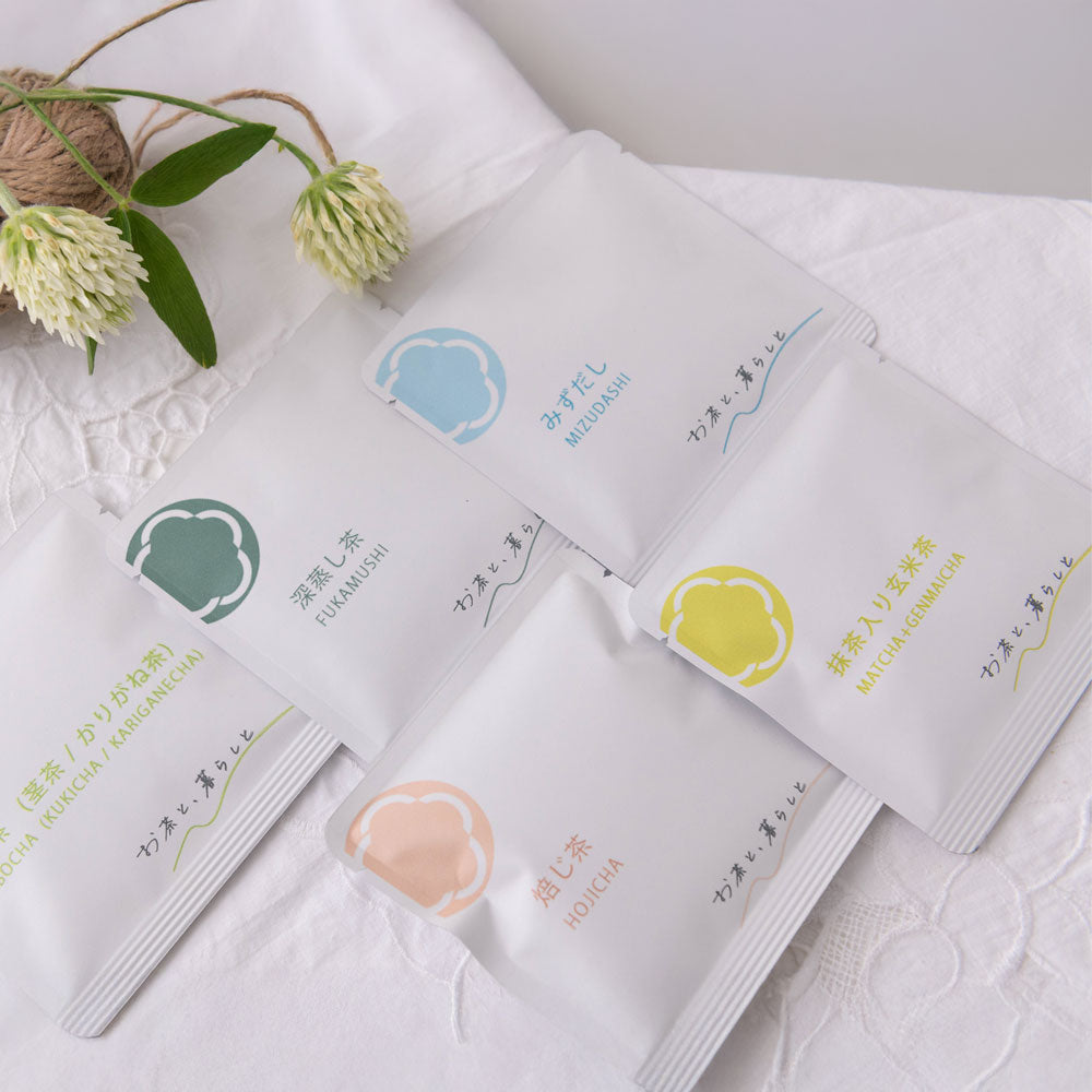 お茶と、暮らしと 5種飲み比べ テイスティングセット(リーフ)　eギフト