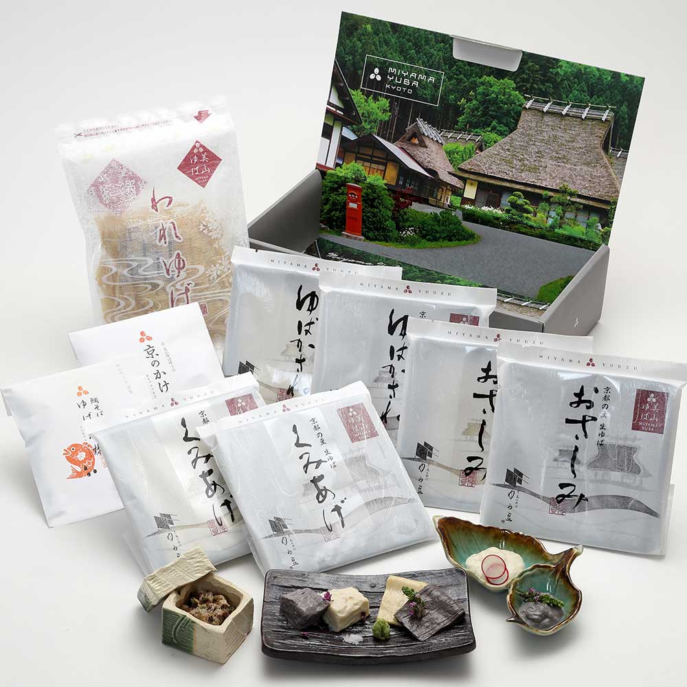 京都  美山 ゆう豆特製ゆばセット『知見～ちみ～』汲み上げ増量タイプ　eギフト