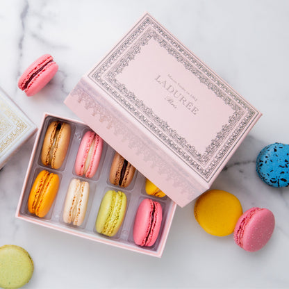 LADUREE（ラデュレ）ナポレオンⅢローズ マカロン 8個入 ギフトカード