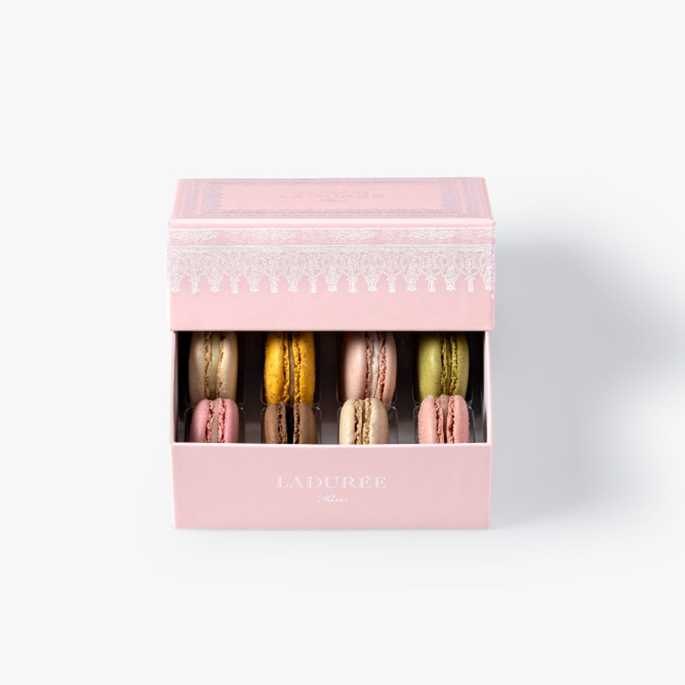 LADUREE（ラデュレ）ナポレオンⅢローズ マカロン 8個入 ギフトカード