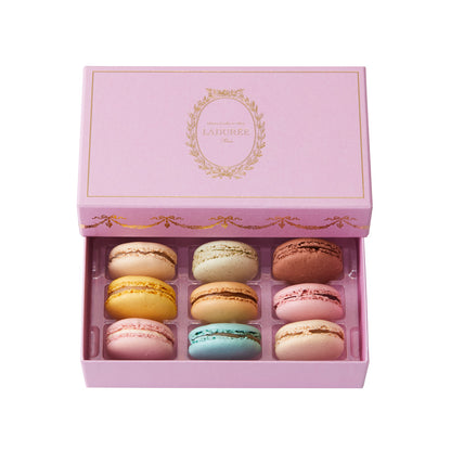 LADUREE（ラデュレ）アンタンポレル・パルム マカロン9個入り ギフトカード