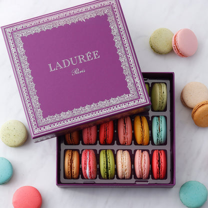LADUREE（ラデュレ）ナポレオン ヴィオレ マカロン18個入り ギフトカード