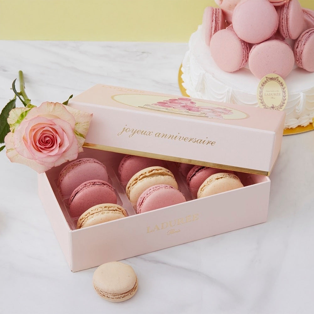 LADUREE（ラデュレ）HappyBirthday from Sand マカロン9個入り ギフト