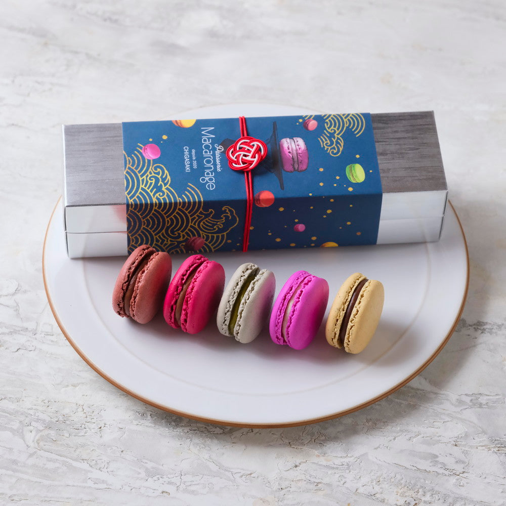 パティスリー・マカロナージュ 茅ヶ崎完熟マカロン 5個 ギフトカード