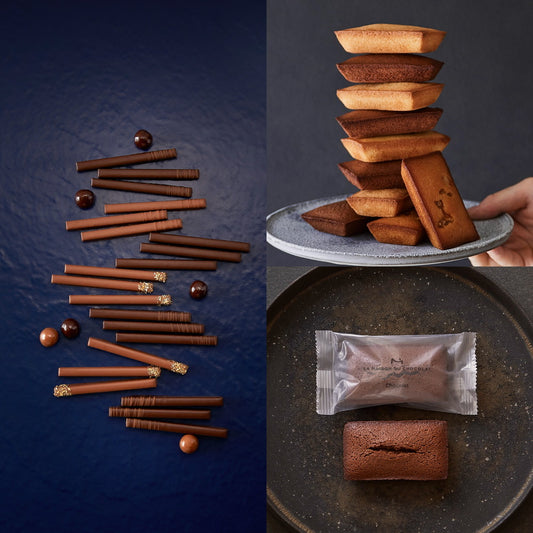 ラ・メゾン・デュ・ショコラ バトネ プラリネ＆フィナンシェ3個　ギフトカード