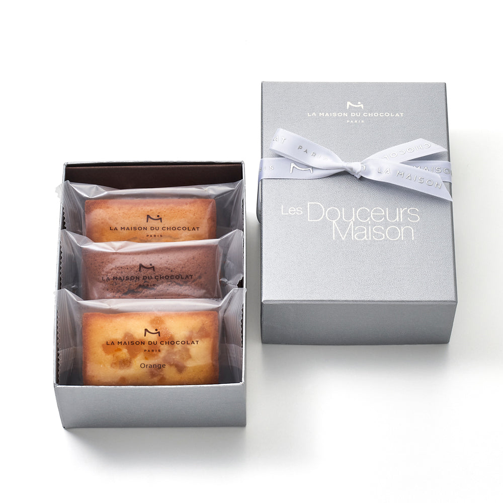 ラ・メゾン・デュ・ショコラ キャレ ノアール アンタンス　6枚入＆フィナンシェ 3個入　ギフトカード