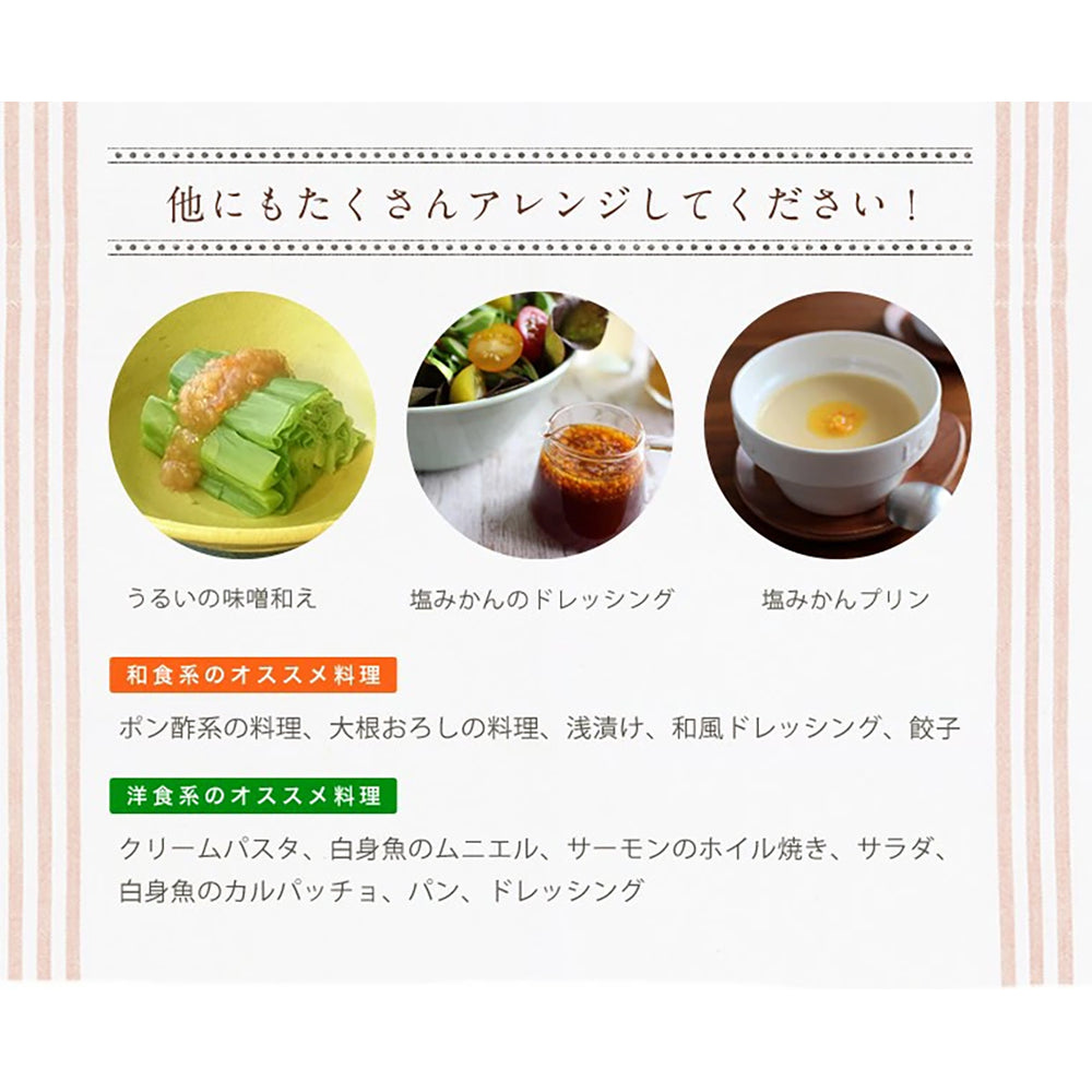 「ミヤモトオレンジガーデン」調味料 塩みかんギフトセット　eギフト