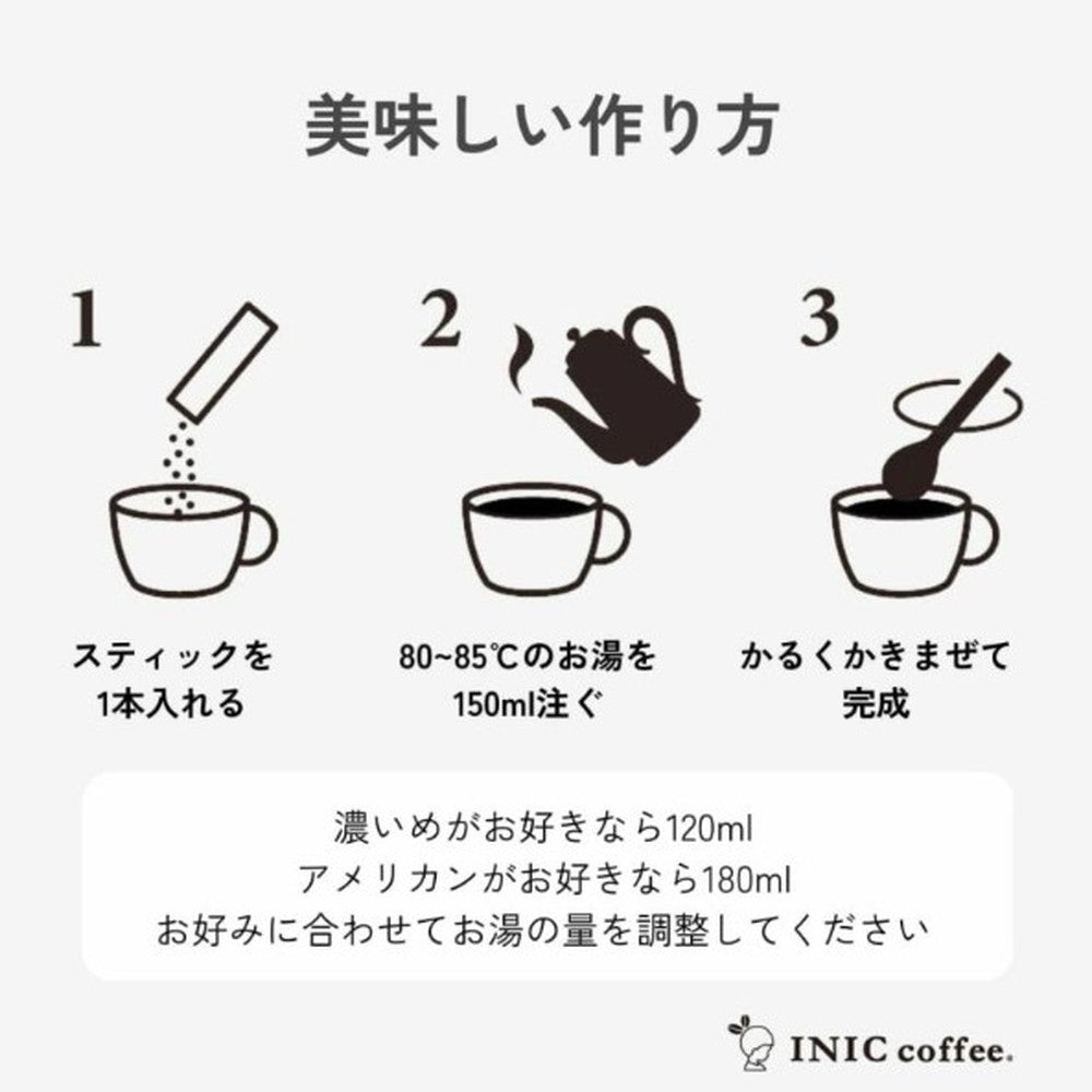 INIC coffee　ドリップドコーヒーパウダー　ビーンズアロマ　エチオピア 30P　eギフト