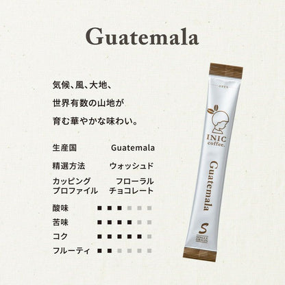 INIC coffee ドリップドコーヒーパウダー ビーンズアロマ グァテマラ 30P ギフトカード