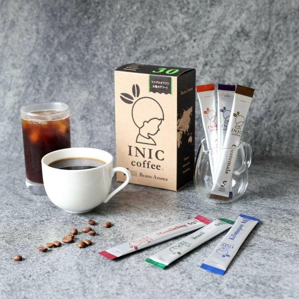 INIC coffee　ドリップドコーヒーパウダー　ビーンズアロマ　アソート 30P　eギフト