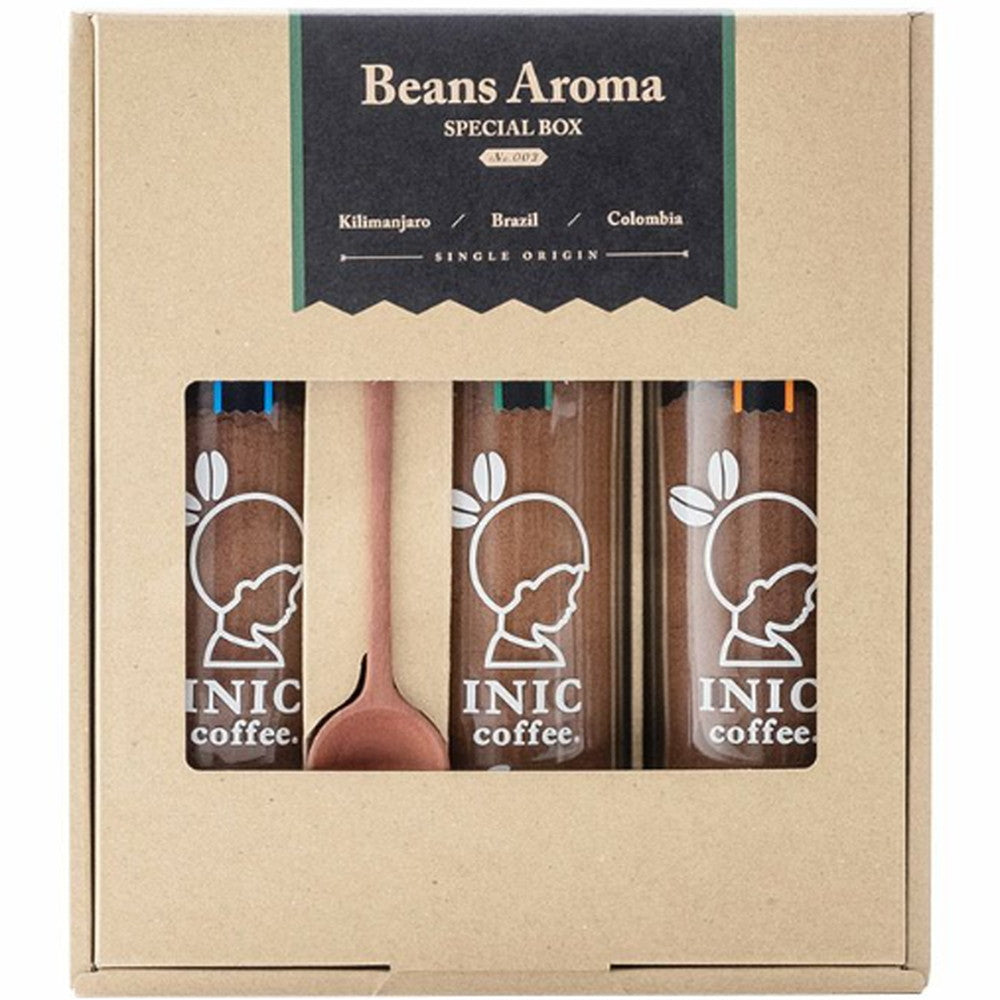 INIC coffee　ドリップドコーヒーパウダー　ビーンズアロマ　スペシャルボックス 002 (55gx３本)　eギフト