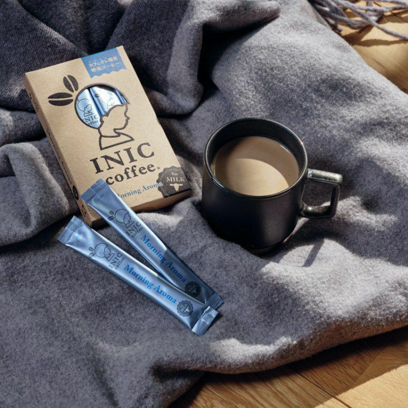 INIC coffee　ドリップドコーヒーパウダー 人気2種飲み比べ（スムースアロマ・モーニングアロマ）　eギフト
