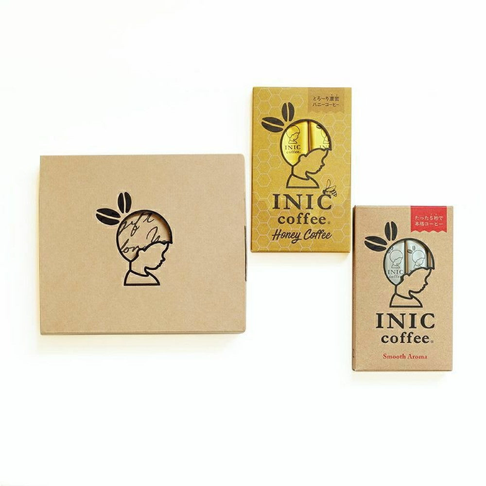 INIC coffee　ドリップドコーヒーパウダー 2種飲み比べ（スムースアロマ・ハニー）　eギフト