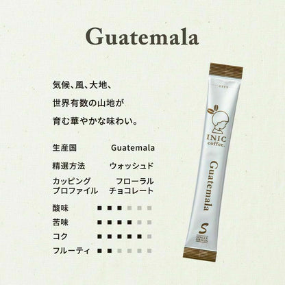 INIC coffee ドリップドコーヒーパウダー ビーンズアロマ アソートギフト 001（エチオピア・マンデリン・グァテマラ） ギフトカード