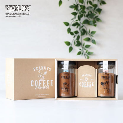 PEANUTS coffee スヌーピーcoffee ボトルギフト 2種（オリジナルブレンド・カフェオレ） ギフトカード
