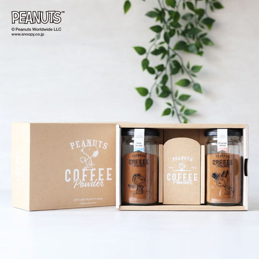 PEANUTS coffee スヌーピーcoffee　ボトルギフト 2種（オリジナルブレンド・カフェオレ）　eギフト