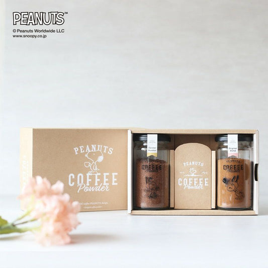 PEANUTS coffee スヌーピーcoffee　ボトルギフト 2種（オリジナル・キャラメルヘーゼルナッツ）