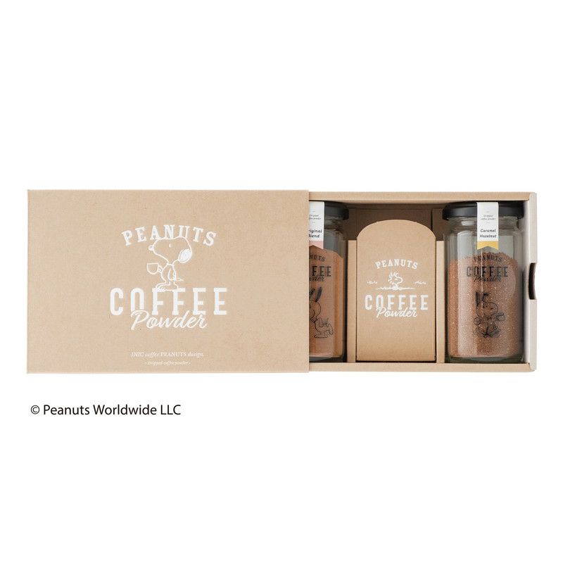 PEANUTS coffee スヌーピーcoffee　ボトルギフト 2種（オリジナル・キャラメルヘーゼルナッツ）
