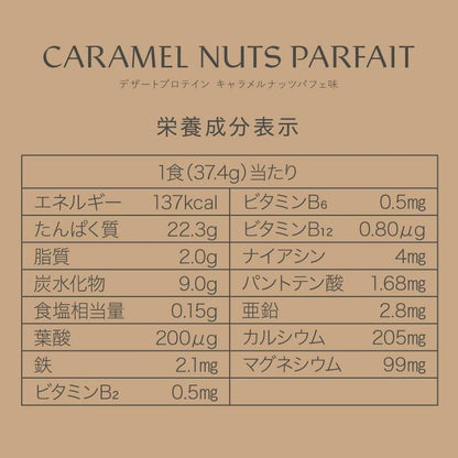 ME/NU WOMAN'S BASE デザートプロテイン キャラメルナッツパフェ味 大袋 300g ギフトカード