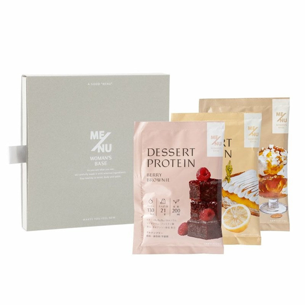 ME/NU WOMAN'S BASE デザートプロテイン アソートギフトボックス