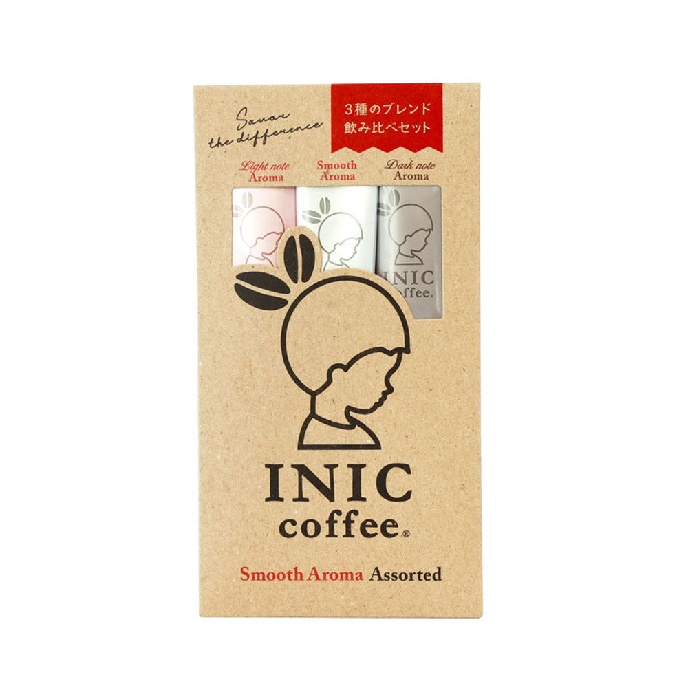 INIC coffee スムースアロマライトノートアロマダークノートアロマ 3Pアソート　eギフト