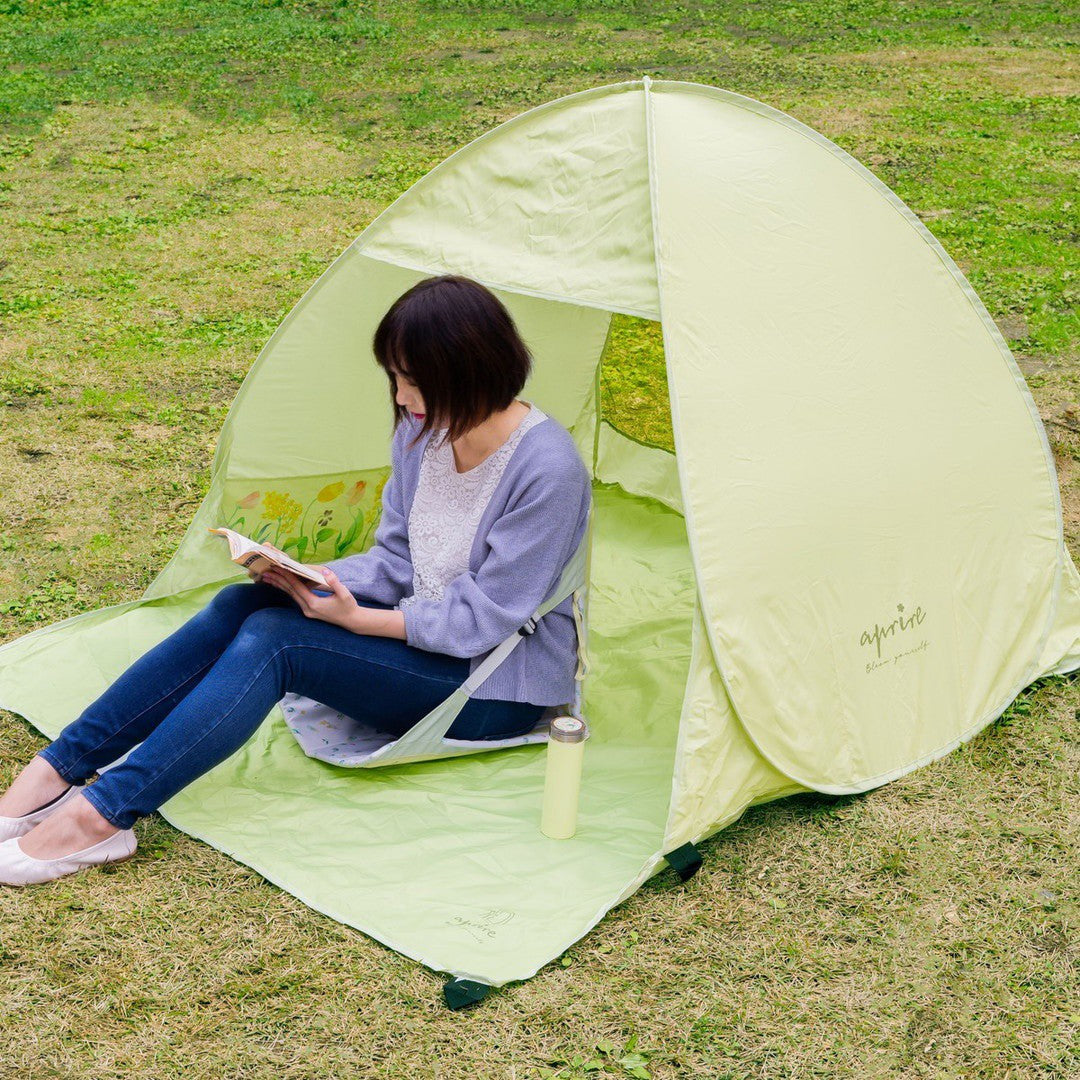 キャプテンスタッグアプリール チェアマット(グロウ／LG)　eギフト