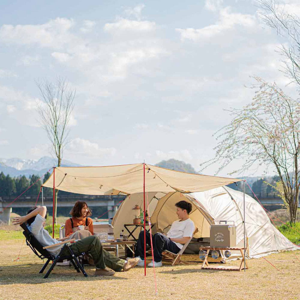 キャプテンスタッグ モンテ V型卓上グリル B6型 （カーキ