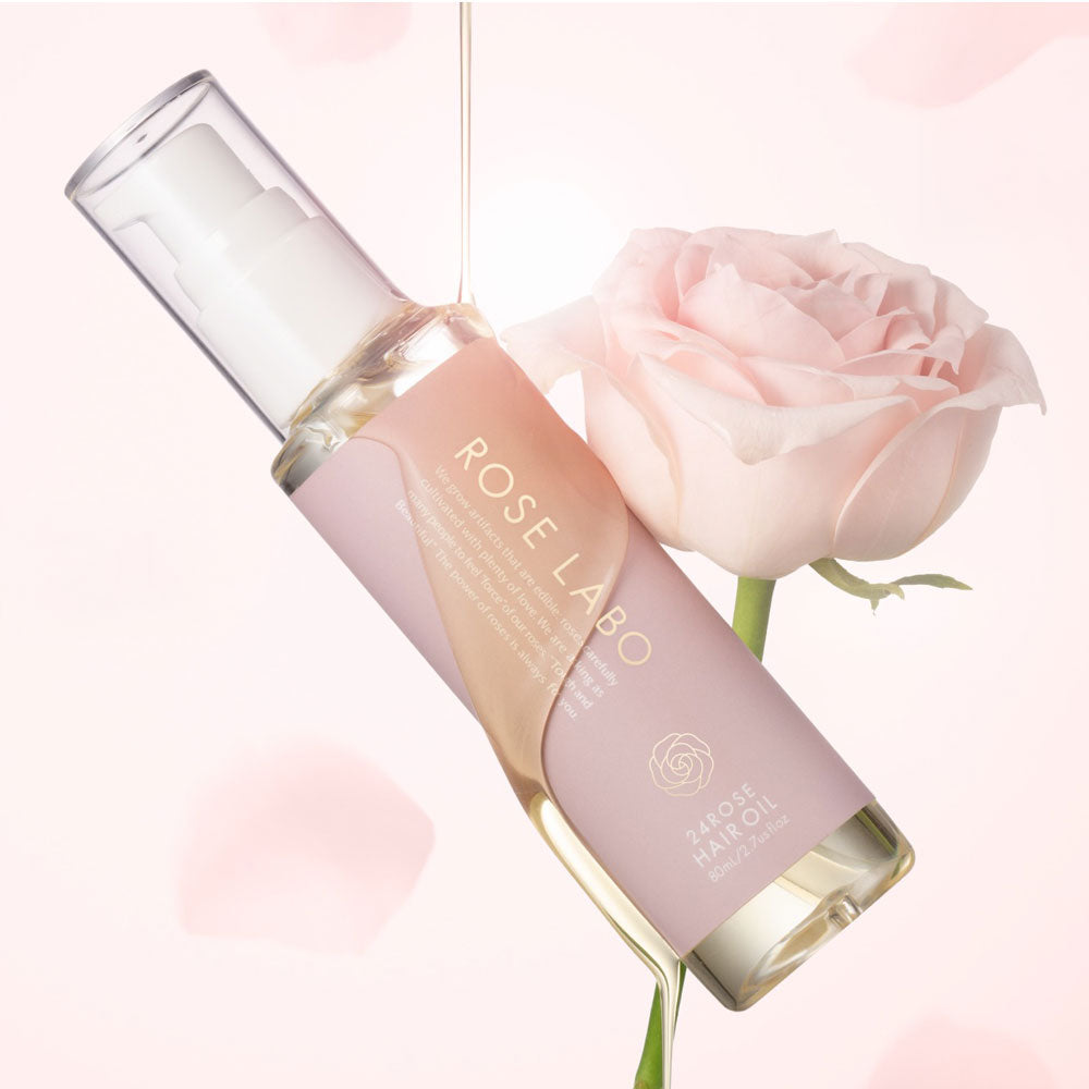 食べられるバラ農園 ROSE LABO 24ROSE ローズヘアオイル　eギフト