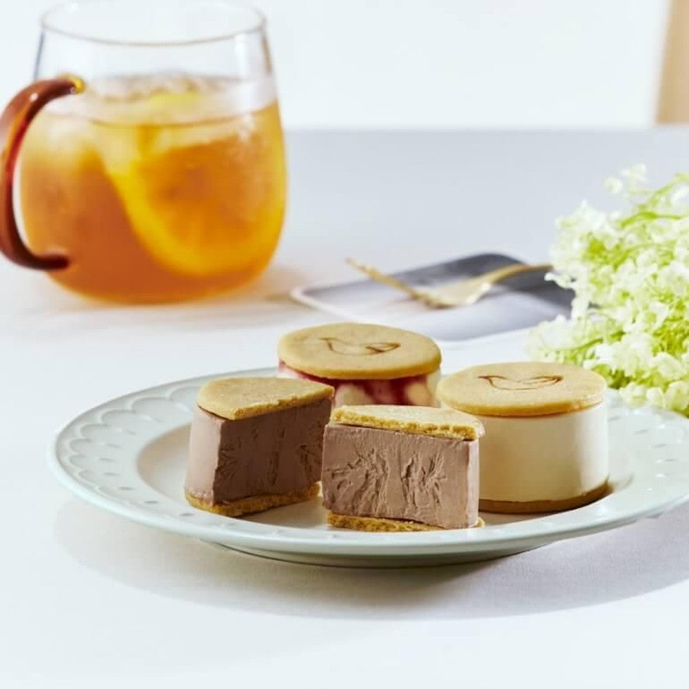 京都チーズケーキ専門店 ソラアオ　アイスチーズケーキサンド 3種計6個【1箱】　封筒入り