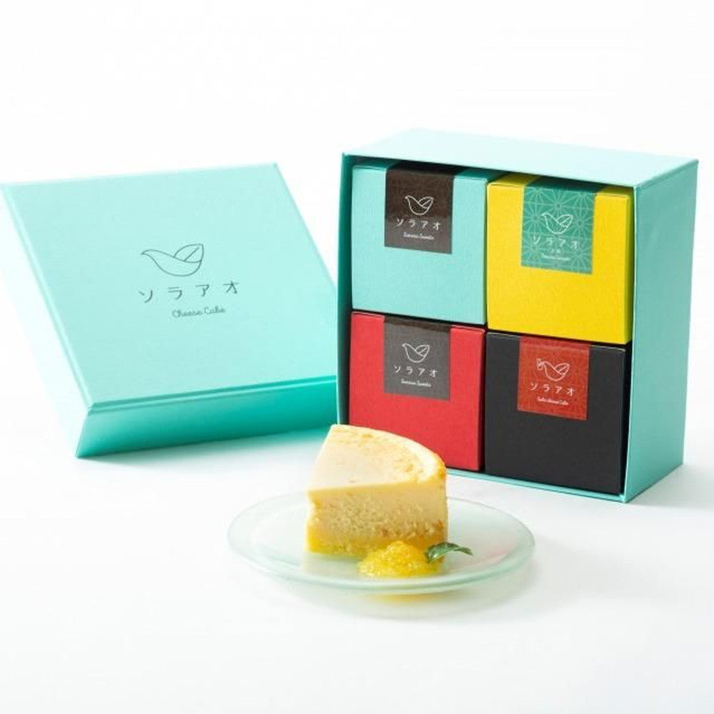 京都チーズケーキ専門店 ソラアオ キューブおすすめ4種食べ比べセット