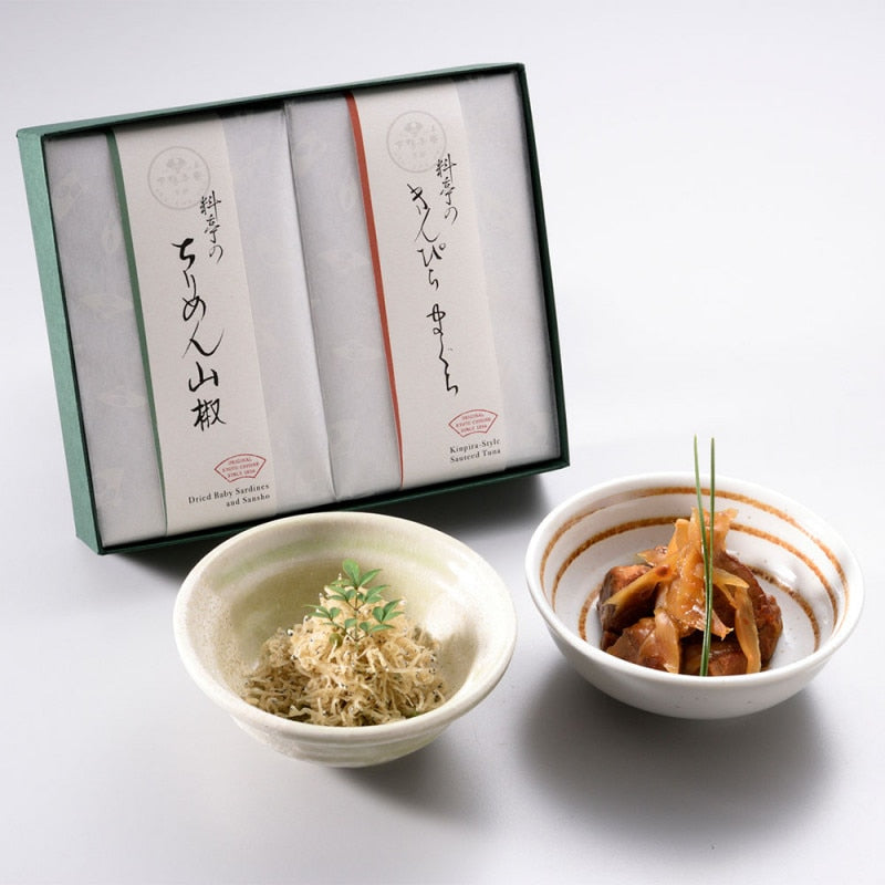 「下鴨茶寮」料亭のご馳走二撰(ちりめん山椒・きんぴらまぐろ)　eギフト