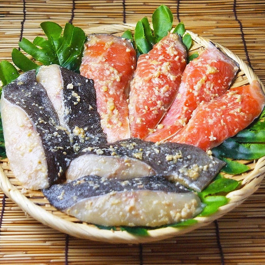 山下水産 味噌と粕の漬け魚詰合せ4種/8切　eギフト
