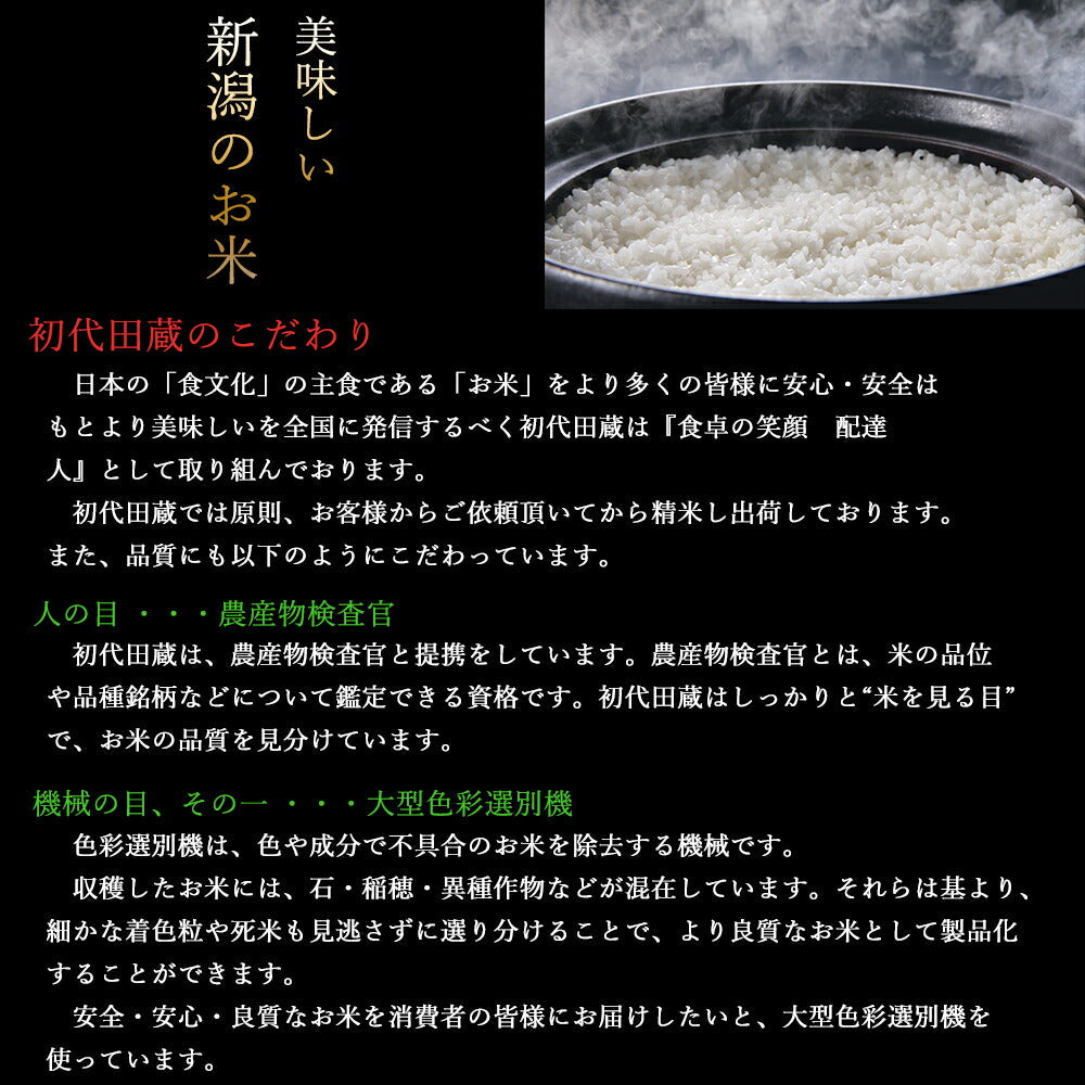 新潟米食べくらべ・お吸物ギフトセット（米6合・お吸い物）　eギフト
