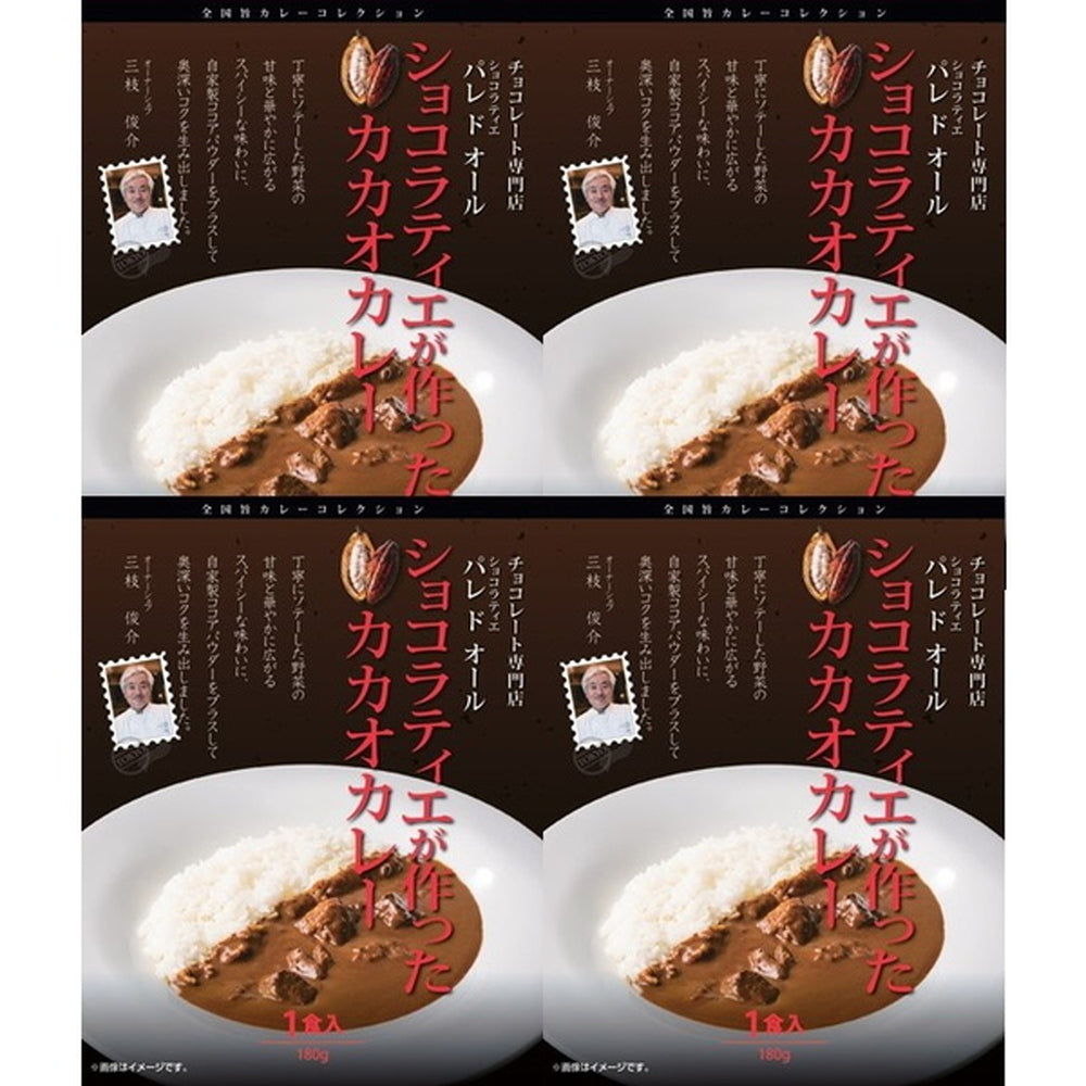 パレドオール　ショコラティエが作ったカカオカレー(180g×4)　eギフト